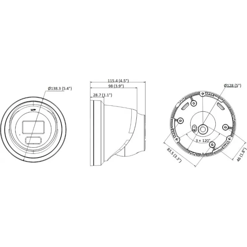 Hikvision DS-2CD2367G3-LIS2UY/SL 2.8mm 6MP välistingimustes kasutatav võrgukaamera torn AcuSense, kahesuunalise heli ja valge valgusega