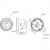 Hikvision DS-2CD2386G2H-IS2U/SL 2,8mm EF PL 8MP Turret IP-kaamera AcuSense ja Active Deterrence'iga