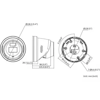 Hikvision DS-2CD2386G2H-IS2U/SL 2.8mm EF PL 8MP Turret IP-kaamera AcuSense ja Active Deterrence'iga