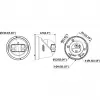 Hikvision DS-2CD2387G3P-LIS2UY/SL 8MP Turret IP-kaamera, 180° panoraamvaade, AcuSense, PoE, IP67
