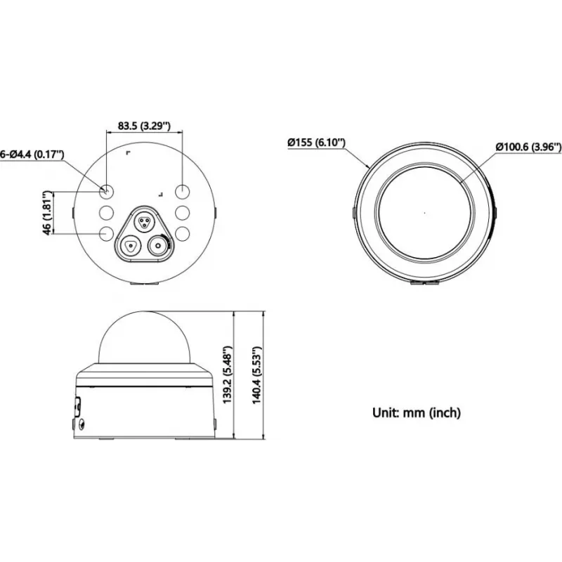 Hikvision DS-2CD2766G3-IPTRZSY (2.8-12mm) Must 6MP AcuSense IP Bullet-kaamera, H.265+, PoE, 40m IR, IP67/IK10