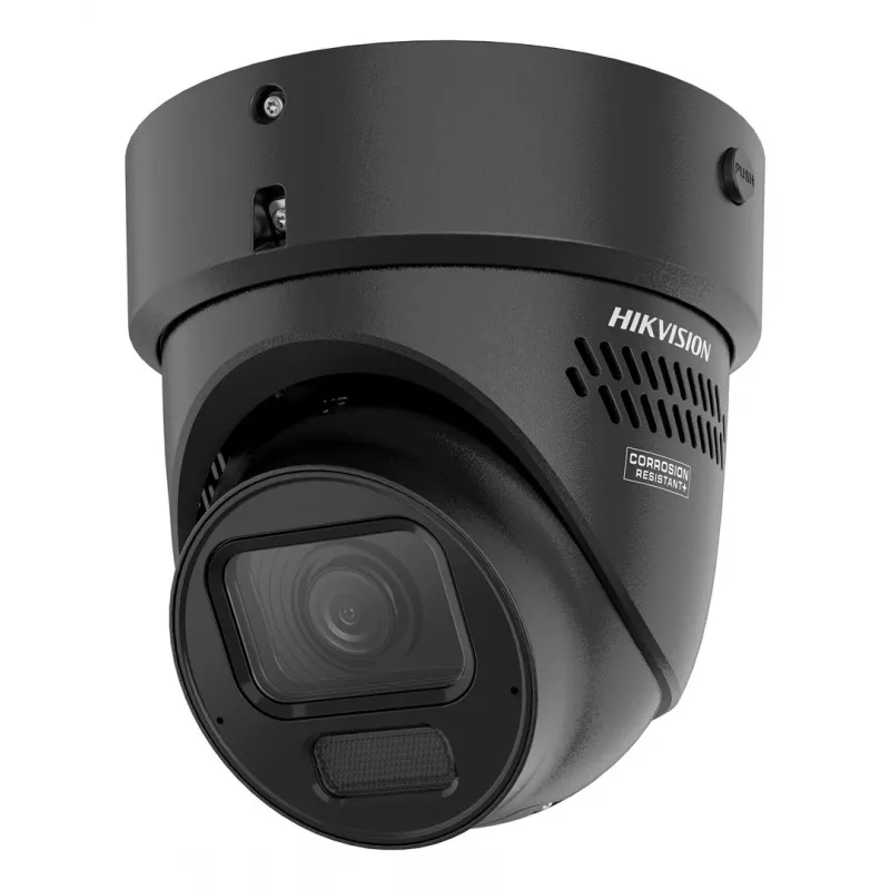 Hikvision DS-2CD2H67G3-LIZS2UY/SL(2.8-12mm)BLK 6MP Turret IP-kaamera AcuSense, mootorobjektiivi ja PoE-ga