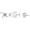 Hikvision DS-2CD2T126G3-IS2UY/SL(2.8)eF 12MP AcuSense Bullet IP-kaamera välkvalgusega, helihoiatusega, 2.8mm objektiiviga, must
