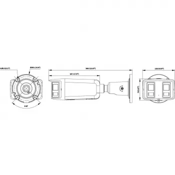 Hikvision DS-2CD2T167G3P-LIS2UY/SL(180°) 16MP Panoraam-IP-kaamera - ColorVu AcuSense