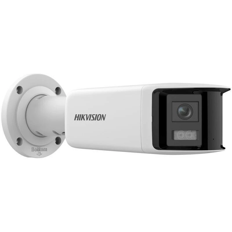 Hikvision DS-2CD2T46G2P-ISU/SL(2.8MM)(C) 4MP panoraamne AcuSense IP-kaamera, 2x 2.8mm, 180° vaateväli, IP67, PoE