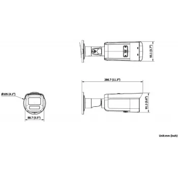 Hikvision DS-2CD2T63G2-4LI(2.8mm) 6 MP AcuSense kuul IP-kaamera