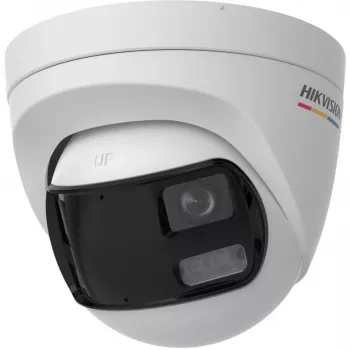 Hikvision DS-2CE72KF3TP-DLS(180°) 3K turret CCTV-kaamera 2.8mm objektiiviga, 100° vaateväli, valge valgus, IP67, 12VDC