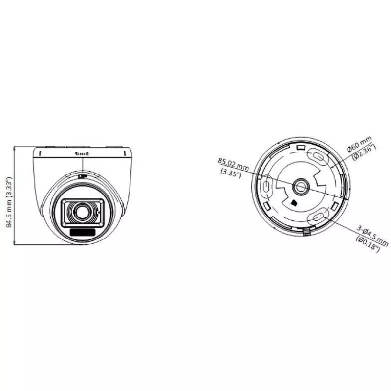 Hikvision DS-2CE76D0T-LPFS 2MP Turbo-HD kuplikaamera (2.8mm)