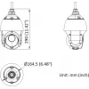 Hikvision DS-2DE4825IWG1-E 8MP 25x PTZ kuppel IP turvakaamera AcuSense'iga, 100m IR, PoE+