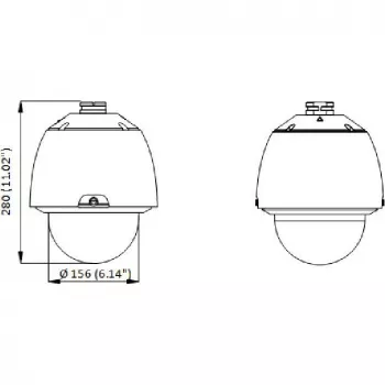 Hikvision DS-2DE5425WG1-E 4 MP 25x võrgu IR PTZ kaamera