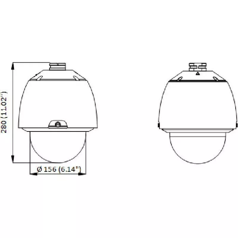 Hikvision DS-2DE5425WG1-E 4 MP 25x võrgu IR PTZ kaamera