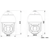 Hikvision DS-2DF8425IX-AELW(T5) 8MP 25x IR võrgukiirkuplikaamera laseriga, DarkFighterX, 500m laseri ulatus