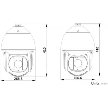 Hikvision DS-2DF8425IX-AELW(T5) 8MP 25x IR võrgukiirkuplikaamera laseriga, DarkFighterX, 500m laseri ulatus