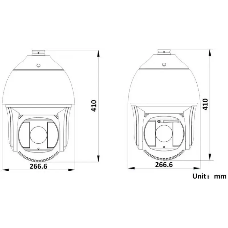 Hikvision DS-2DF8425IX-AELW(T5) 8MP 25x IR võrgukiirkuplikaamera laseriga, DarkFighterX, 500m laseri ulatus