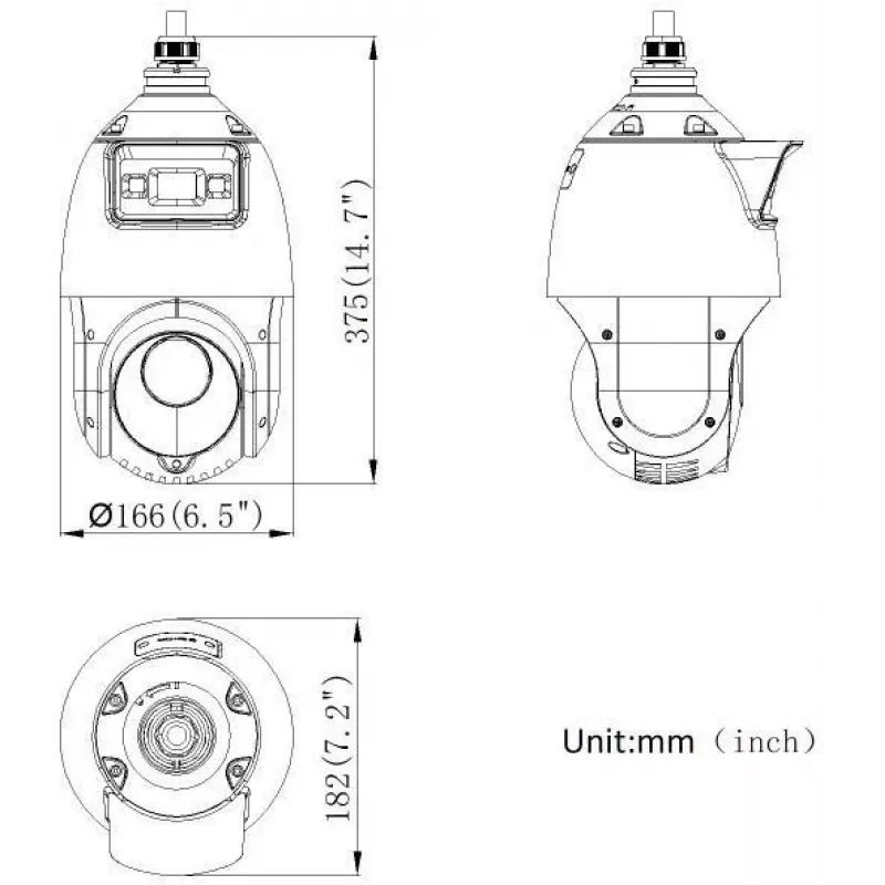 Hikvision DS-2SE4C425MWG-E(14F0) PL 4MP PanoVu kahe objektiiviga PTZ-kaamera AcuSense ja ColorVu tehnoloogiaga