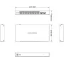 Hikvision DS-3E1510P-EI/M-8P2F 8-pordiline Gigabit PoE+ nutihallatav kommutaator 2 SFP-pordiga