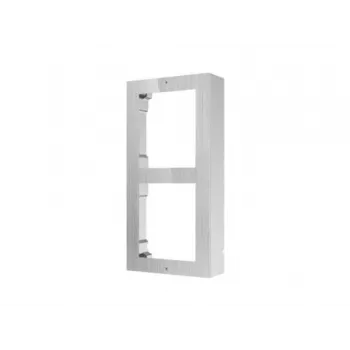 Hikvision DS-KD-ACW2/S pealepandav ühenduskarp uksejaama jaoks, 2-kohaline, roostevaba teras, ilmastikukindel