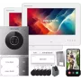 Hikvision DS-KIS705EY/2Monitors IP-videouksetelefonikomplekt 2 sisejaamaga, 2 MP uksejaam, 7-tolline puuteekraan, Wi-Fi, PoE