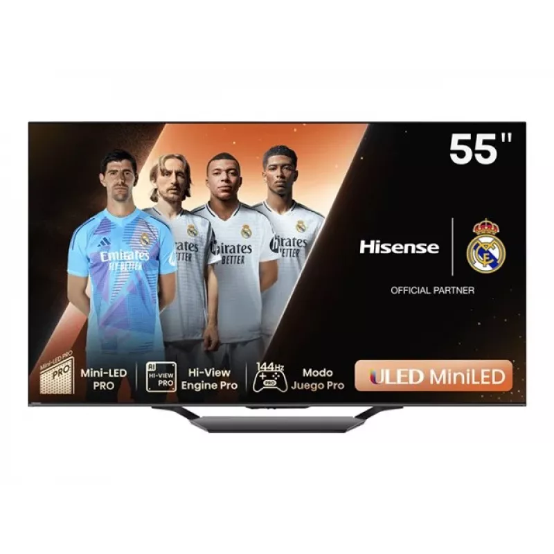 Hisense 55U7NQ ULED Mini-LED 4K TV 55 tolli 144Hz Dolby Vision IQ VIDAA