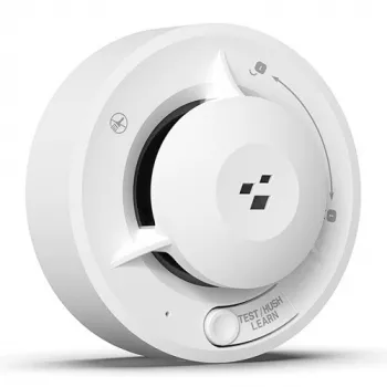 HISMART TV993451 nutikas Wi-Fi fotoelektriline suitsuandur Tuya rakenduse juhtimisega, Valge