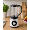 HNC Blender HPM 8164 HEINRICH'S 2000W Kiire kannmikser 2L Tritan kannuga, 6-teraga roostevaba teras, muutuv kiirus, impulss, jää purustamine, must/hõbe
