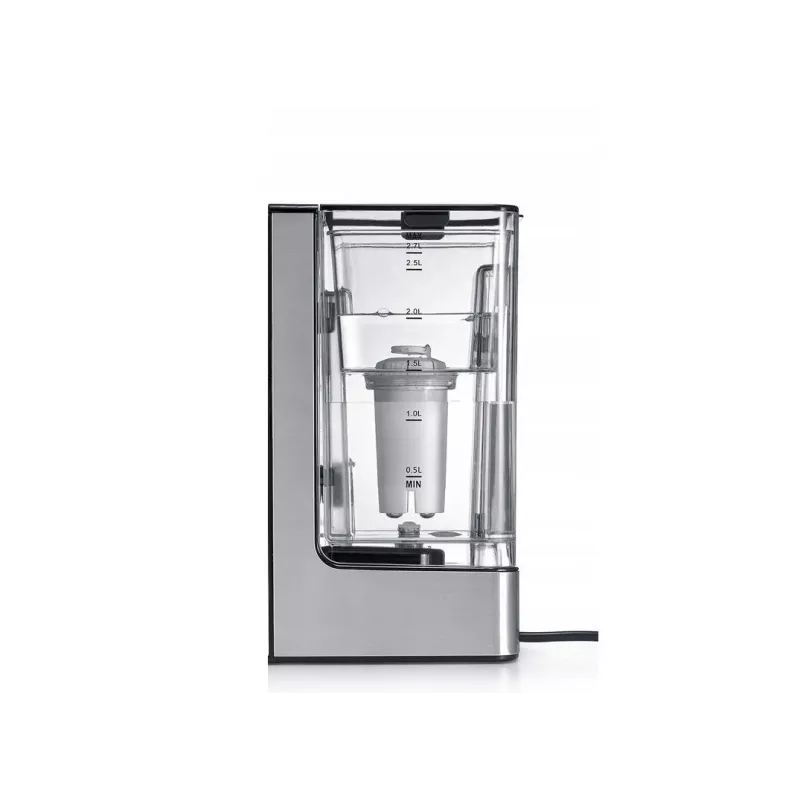 HNC HWS 8731 Elektriline veekeetja temperatuuri reguleerimisega, 1,7 L, 2200 W, klaas ja roostevaba teras, soojashoidmine, sinine LED, 360° alus