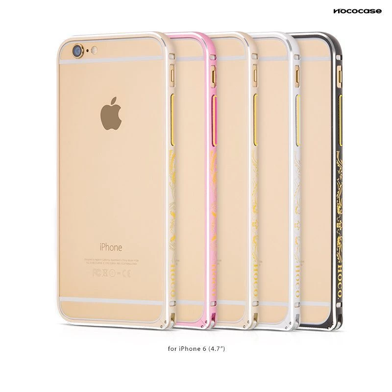 Hoco Good Fortune Bumper Case Apple iPhone 6 / 6S jaoks HI-T027 Roosa