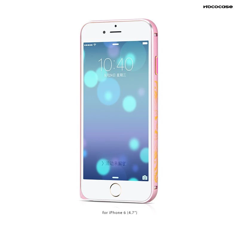 Hoco Good Fortune Bumper Case Apple iPhone 6 / 6S jaoks HI-T027 Roosa
