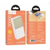 Hoco J136A Sirui 22.5W+PD20W Täielikult Ühilduv Power Bank (20000mAh) Valge