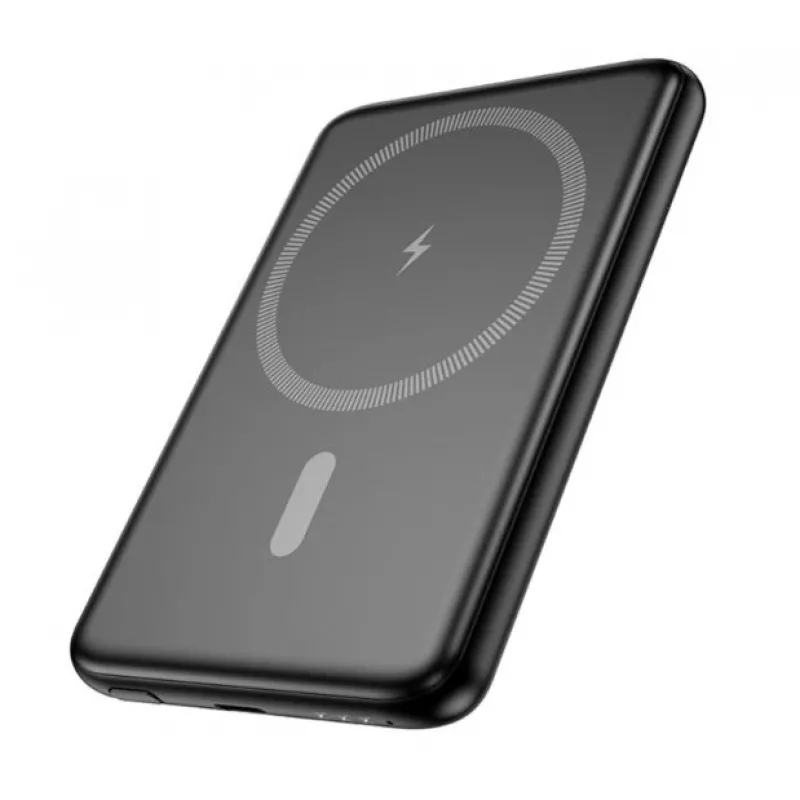 Hoco J140A Tony PD20W Ultra-Thin Magnetic Power Bank (5000mAh) Black