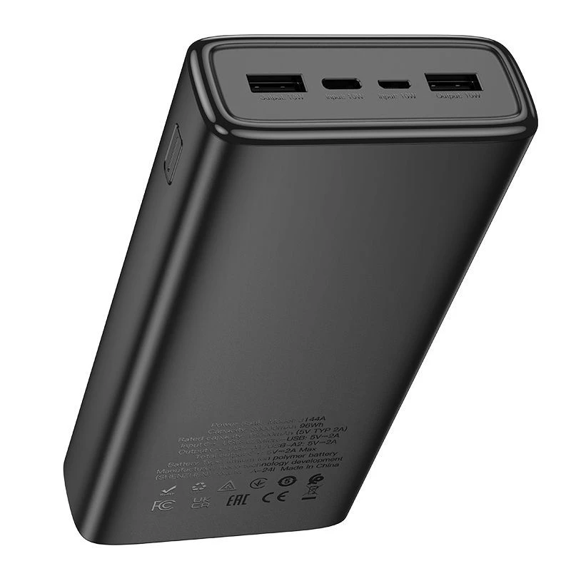 Hoco J144A Hymn Power Bank 30000mAh Must