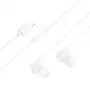 Hoco M113 Clear Universal Digital Earphones with Microphone for Apple Lightning, White