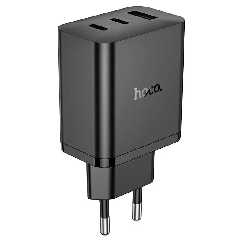 Hoco N50 Scenery PD45W (2C1A) Laadija EU-pistikuga Must
