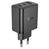 Hoco N51 Scenery PD65W (2C1A) GaN Charger EU Plug Black