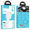 Hoco N51 Scenery PD65W (2C1A) GaN Laadija EU Pistik Valge