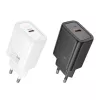 Hoco N60 Gentle Single Port PD20W Laadija (EU) Valge