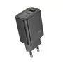 Hoco N61 Gentle PD20W+QC3.0 laadija (EL) Must