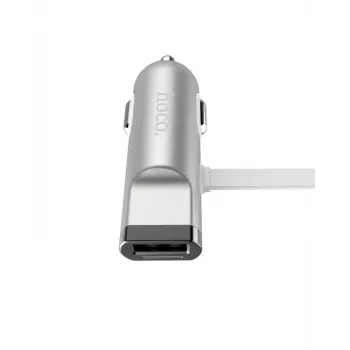 Hoco Universal UCL01 Multifunktsionaalne Apple + Micro USB kaabel, hõbedane, 1,2 m