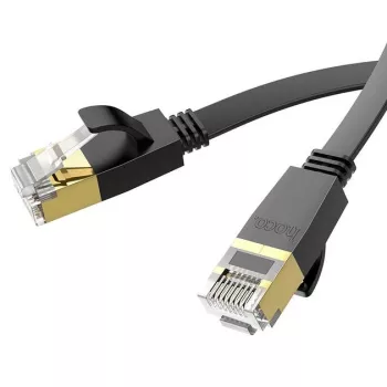 Hoco US07 General Pure Copper Flat Network Cable (3M) Black