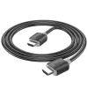 Hoco US08 HDMI 2.0 kaabel 2m must 4K HDR 18Gbps isane-isane