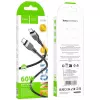 Hoco X109 Energy 60W Silicone Charging Data Cable USB-C to USB-C 1m Black