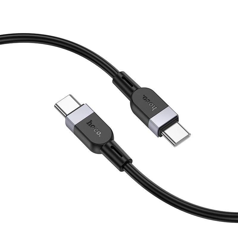 Hoco X109 Energy 60W Silicone Charging Data Cable USB-C to USB-C 3m Black