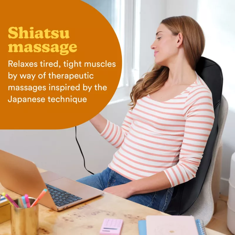 Homedics SBM-65H-EU Shiatsu Experience Seljamassaaž + Soojendus