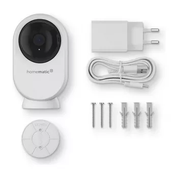 Homematic IP Indoor Camera plus (HmIP-CI-PL) - 4MP WLAN turvakaamera, valge