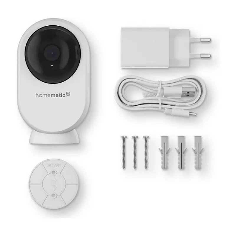 Homematic IP Indoor Camera plus (HmIP-CI-PL) - 4MP WLAN turvakaamera, valge