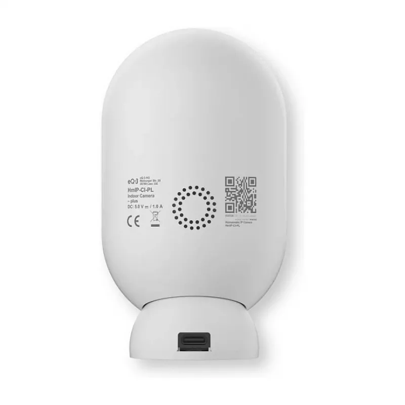 Homematic IP Indoor Camera plus (HmIP-CI-PL) - 4MP WLAN turvakaamera, valge