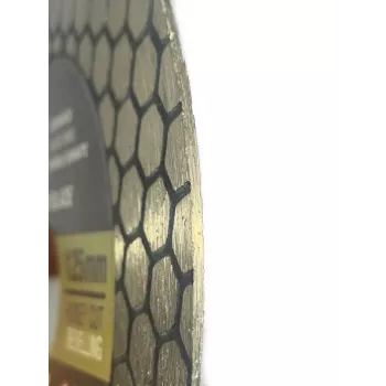 HONEY CUT Indian Professional 125 mm teemantlõikeketas, 1,5 mm paksus, 22,2 mm ava, turboserv, kuivlõikus betoonile, kivile, müüritisele, plaatidele, keraamikale, sillutusplaatidele, 12200 p/min