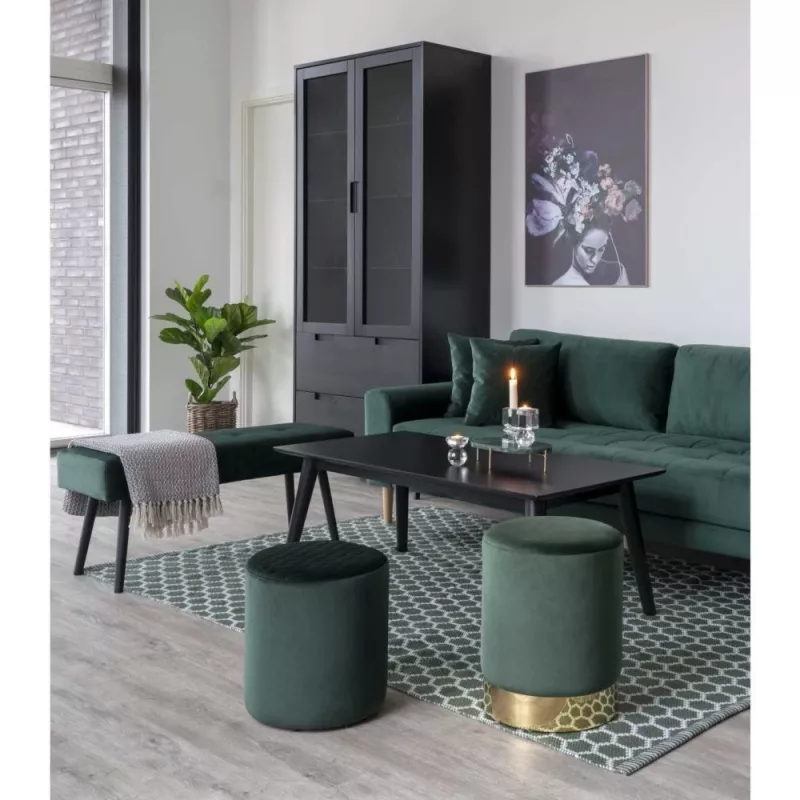 House Nordic kingipink samet roheline 100x35x44