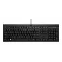 HP 125 G2 juhtmega klaviatuur - täissuuruses - USB - must - QWERTY International