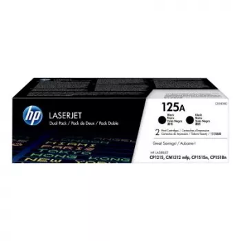 HP 125A kahepakiline must toonerikassett (CB540AD)